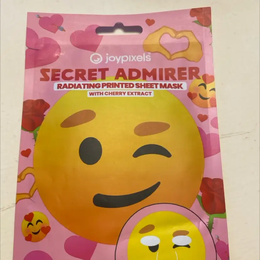 JOYPIXELS - Secret admirer - Radiating printed sheet mask 