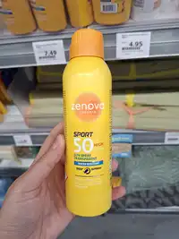 ZENOVA - Sport - Sun spray transparent SPF50