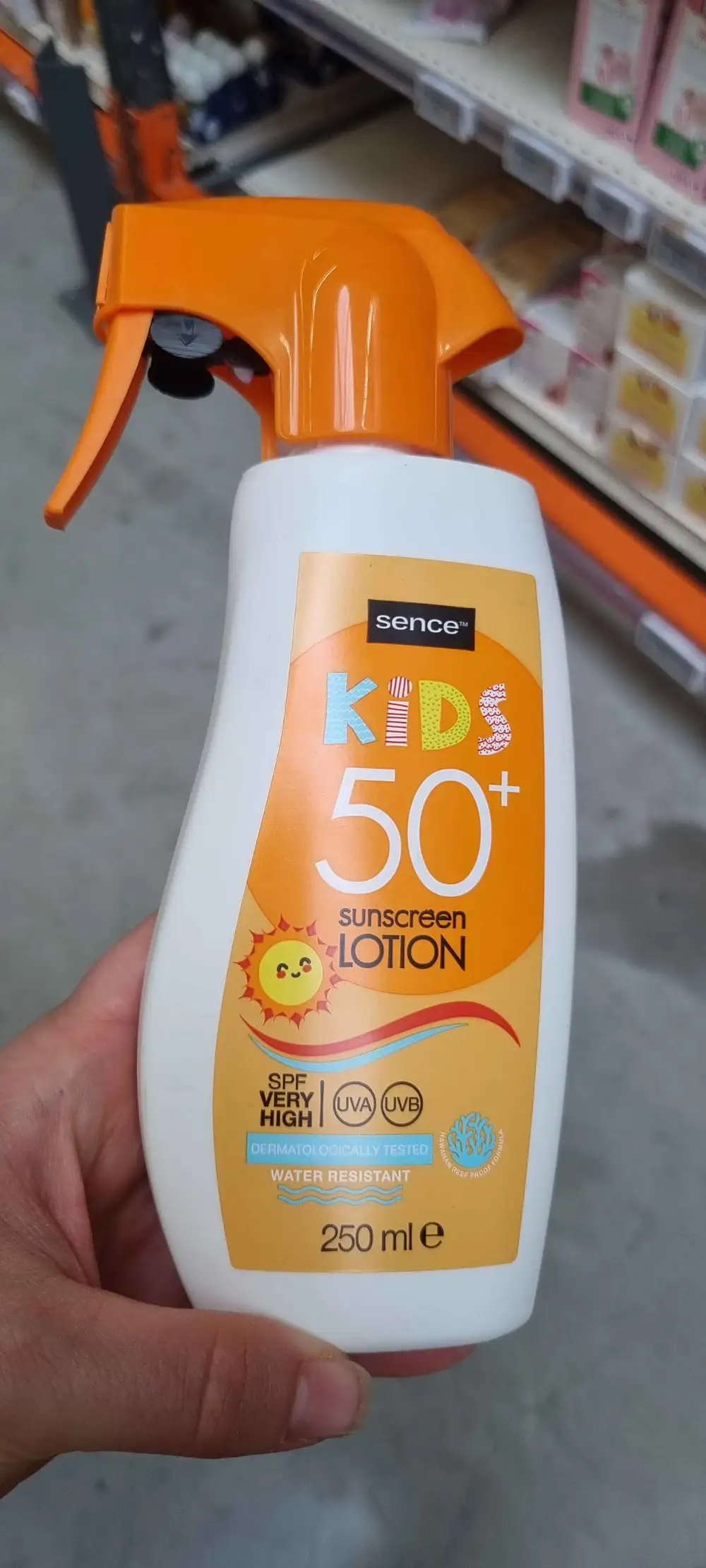 SENCE - Sunscreen lotion kids SPF50+