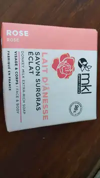 MKL GREEN NATURE - Lait d'ânesse - Savon surgras éclat rose