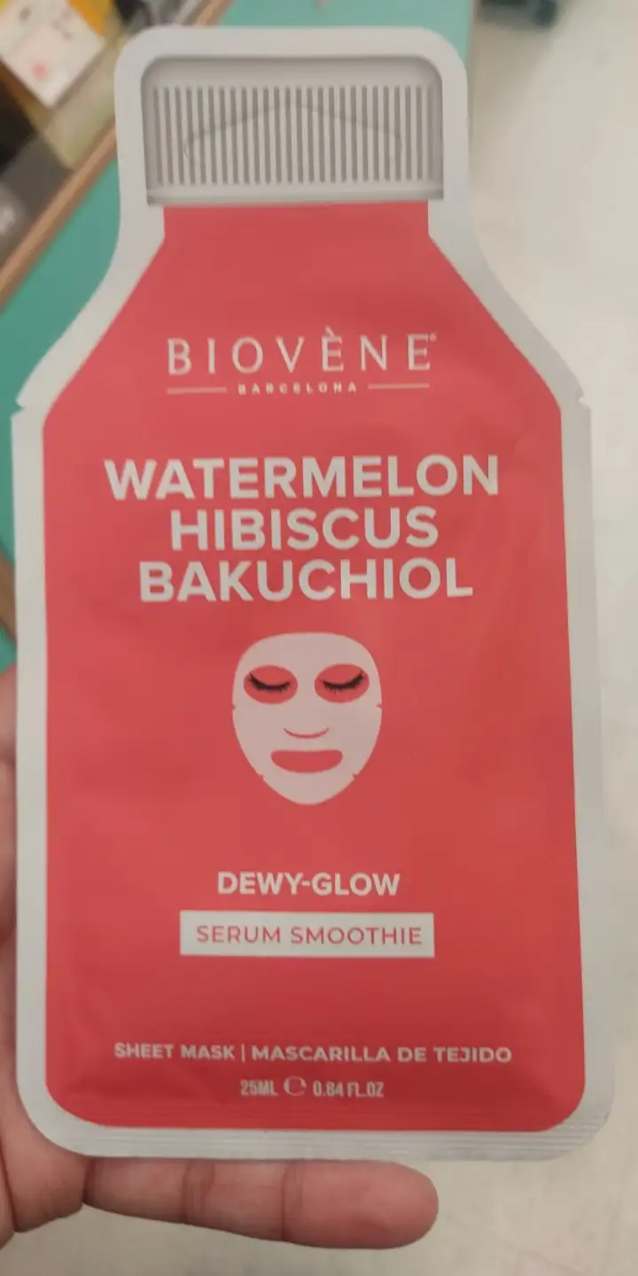BIOVÈNE - Watermelon hibiscus bakuchiol - Sheet mask