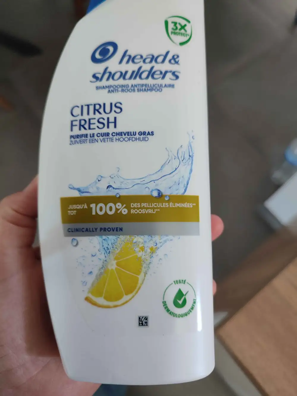 HEAD & SHOULDERS - Citrus fresh - Shampooing antipelliculaire