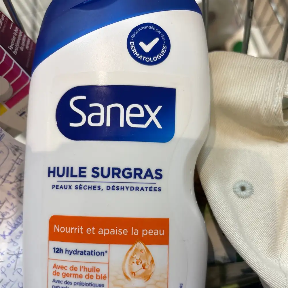SANEX - Nourrit et apaise la peau - Huile surgras