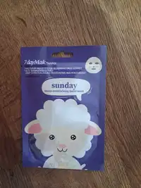 7DAY MASK - Sunday - Sheep moisturizing facial mask