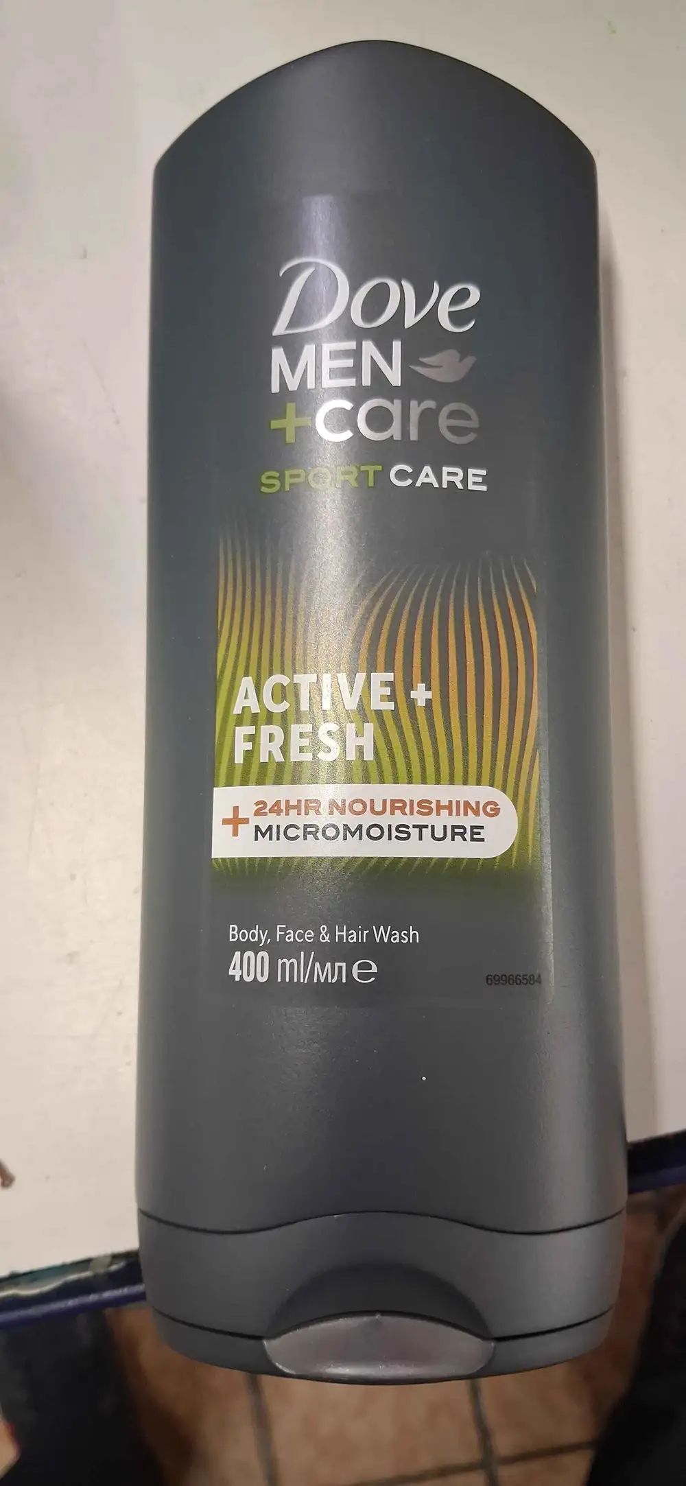 DOVE - Men + sport care - 3 en 1 gel douche corps, visage et cheveux
