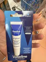 VASELINE - Lip therapy original - Baume à lèvres hydratant