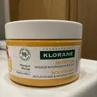 KLORANE - Masque nourrissant & éclat mangue