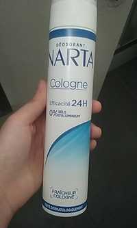 NARTA - Cologne - Déodorant efficacité 24h