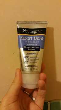 NEUTROGENA - Sport face - Oil free lotion sunscreen SPF70+