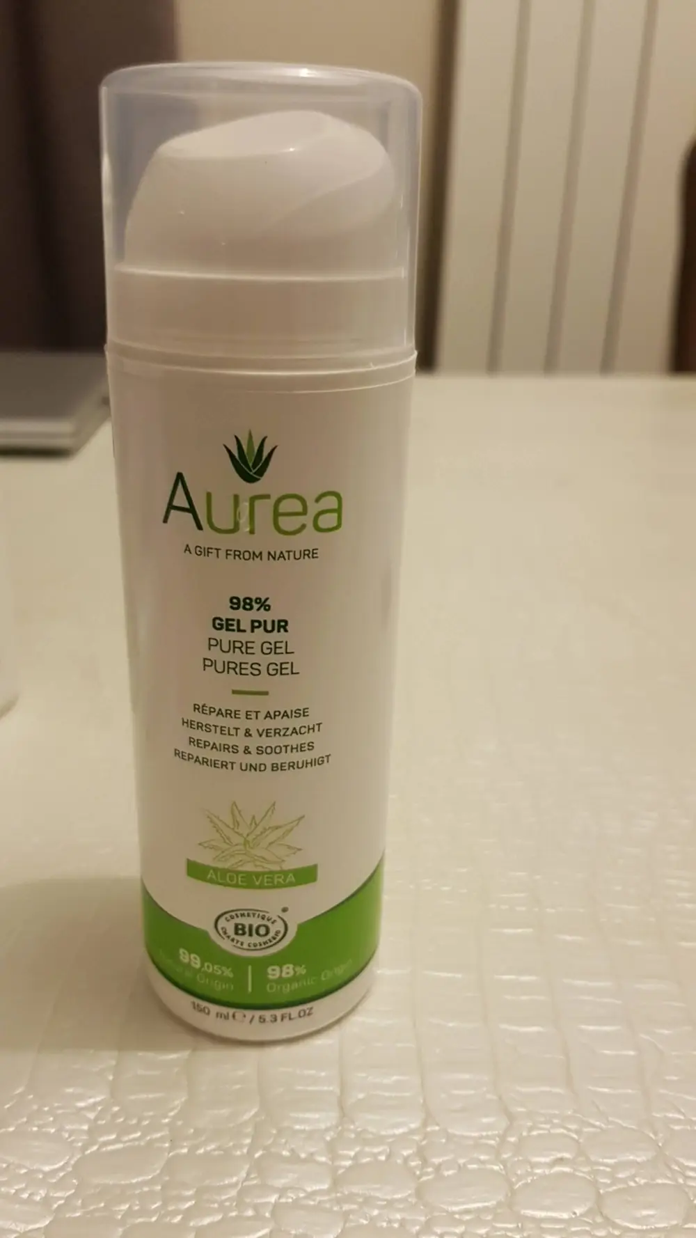 AUREA - 98% Gel pur aloe vera bio