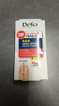 DELIA COSMETICS - SOS mega effect - Stop broken nails 10 in 1 action