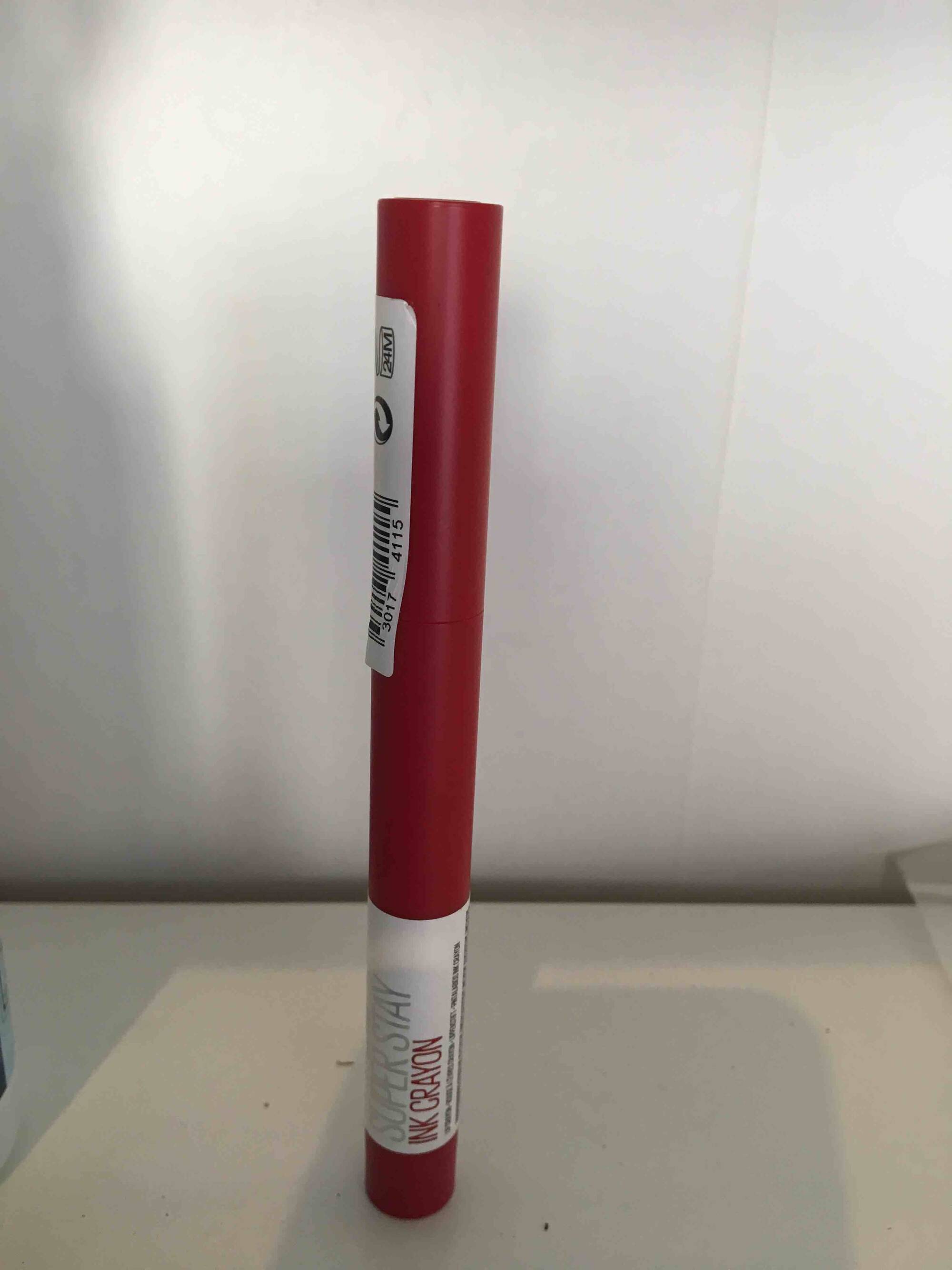 MAYBELLINE NEW YORK - Super stay - Rouge à lèvres crayon