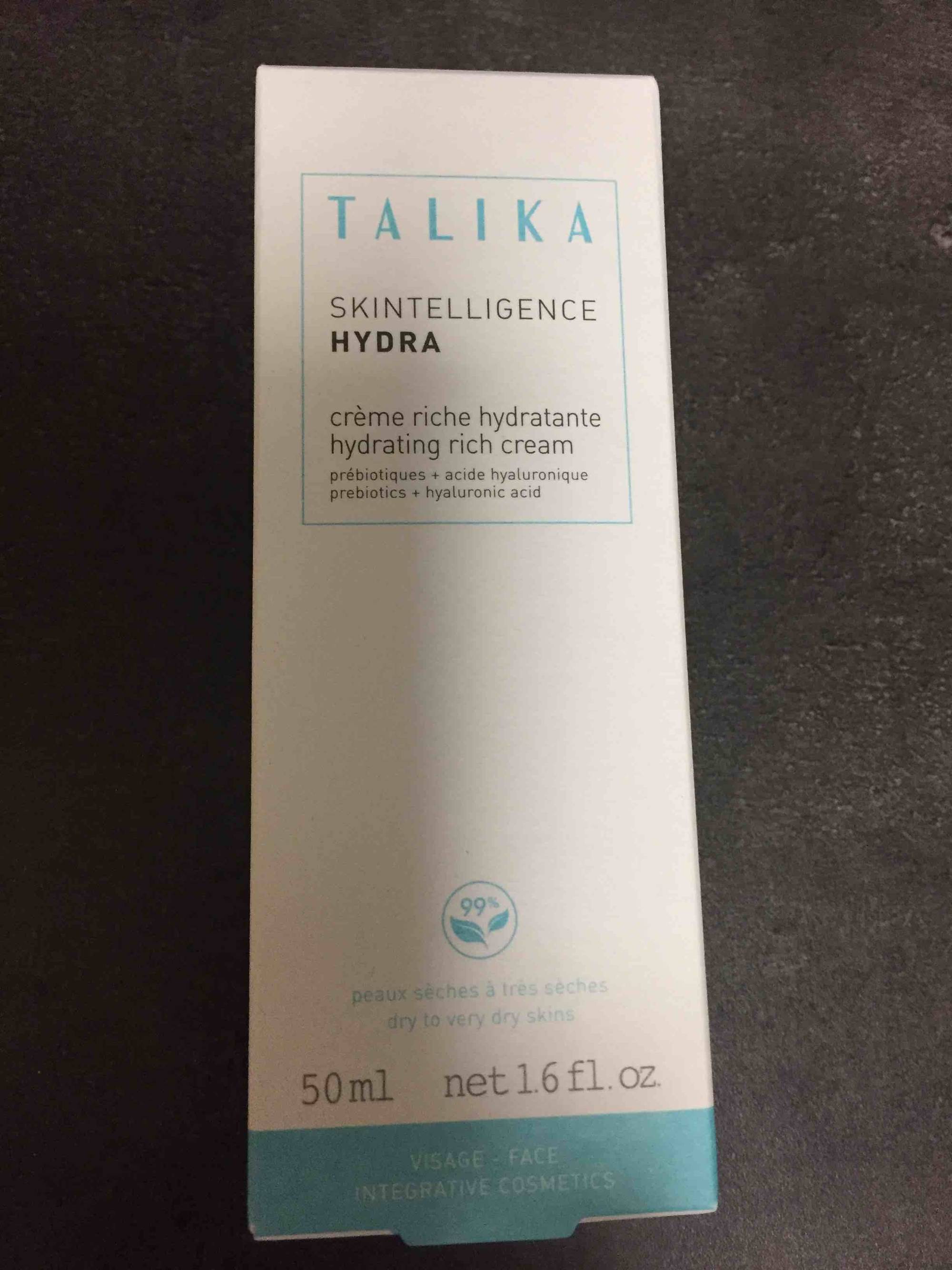 TALIKA - Crème riche hydratante