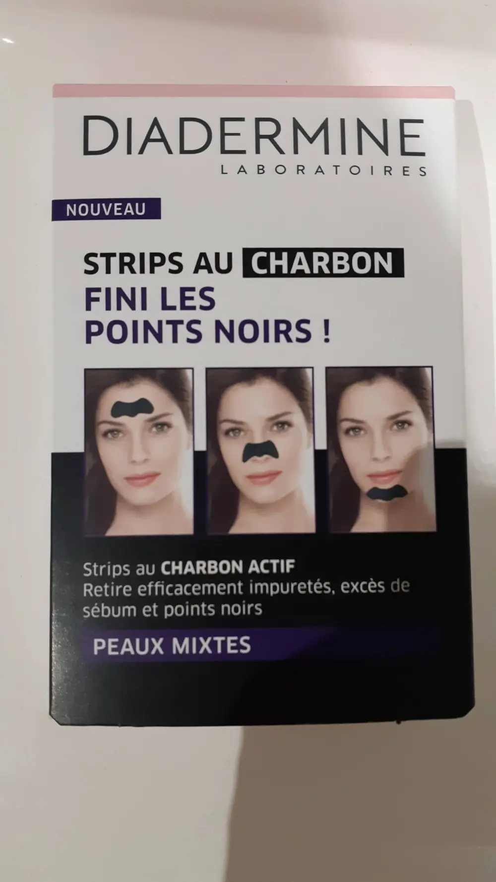 DIADERMINE - Strips au charbon fini les points noirs !