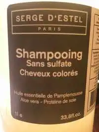 SERGE D'ESTEL - Shampooing sans sulfate cheveux colorés
