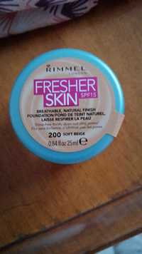 RIMMEL - Fresher skin SPF15 - Fond de teint naturel 200 beige