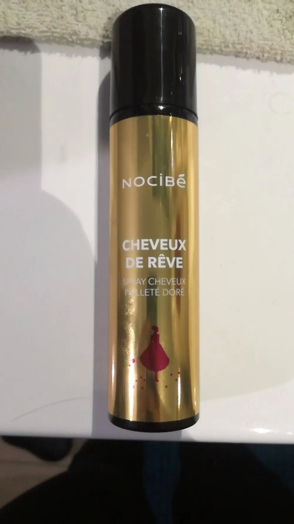 NOCIBÉ - Cheveux de rêve- Spray cheveux pailleté doré