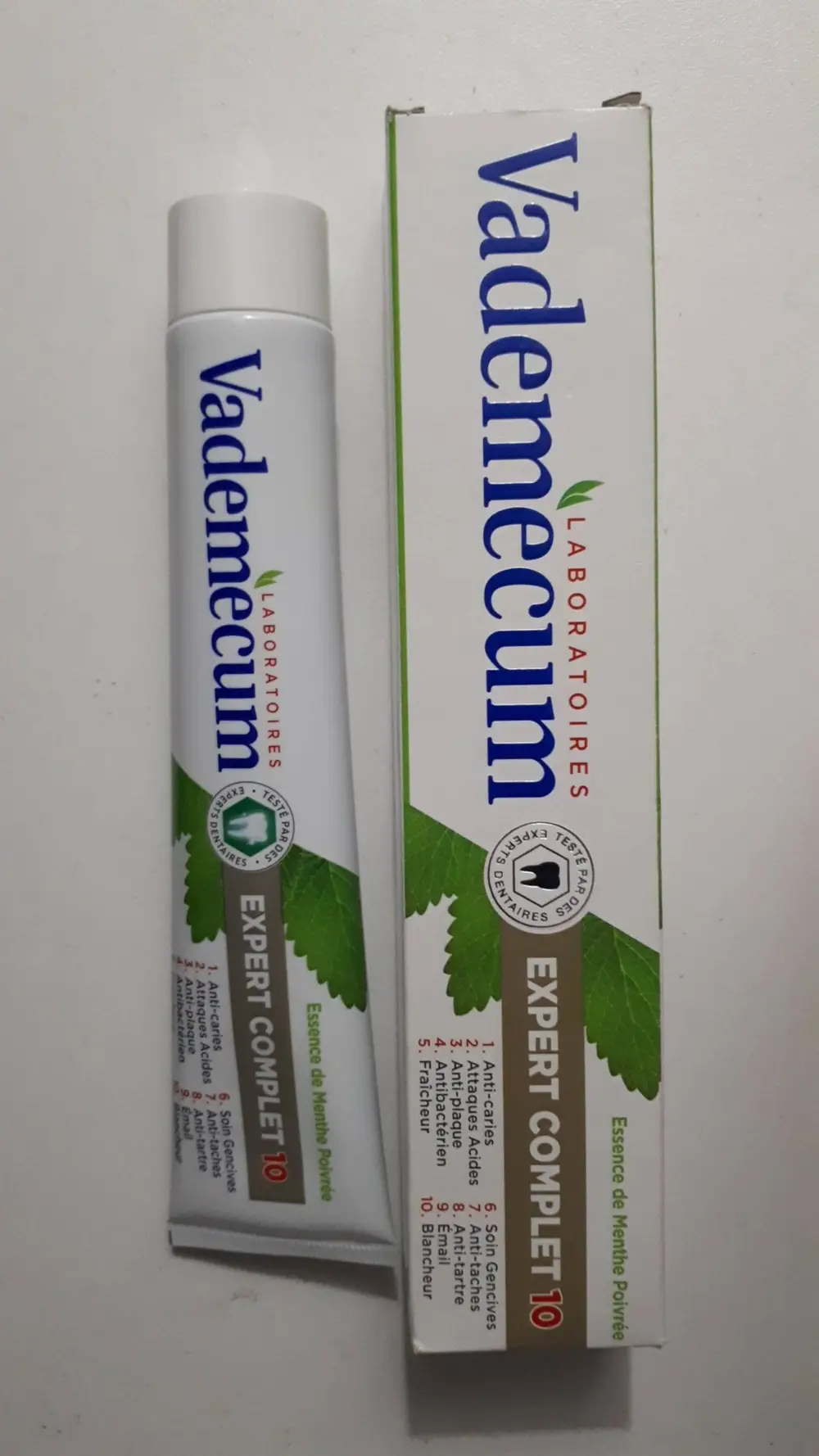 VADEMECUM - Expert complet 10 - Dentifrice