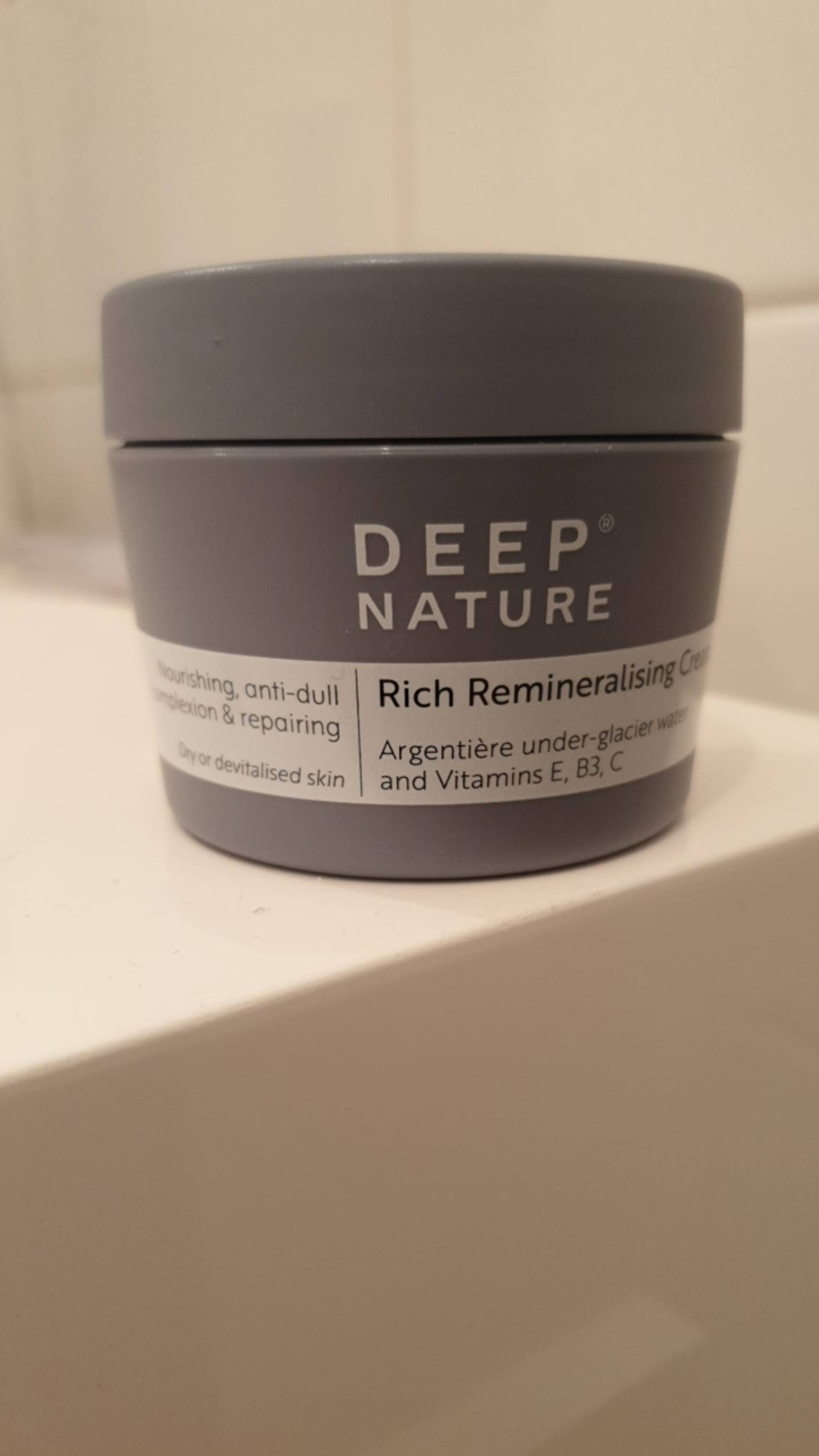 DEEP NATURE - Rich remineralising cream