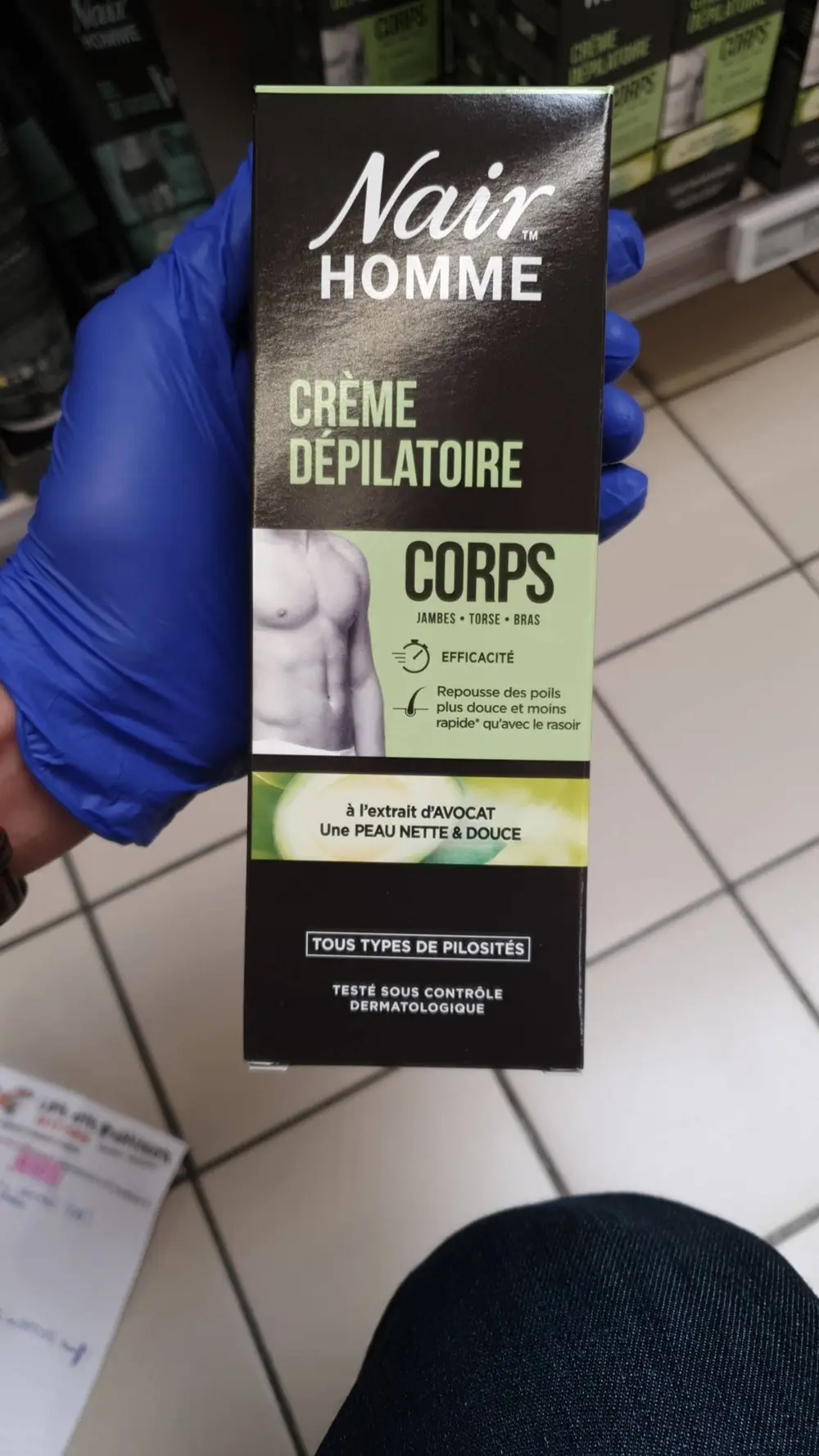 NAIR - Crème dépilatoire homme