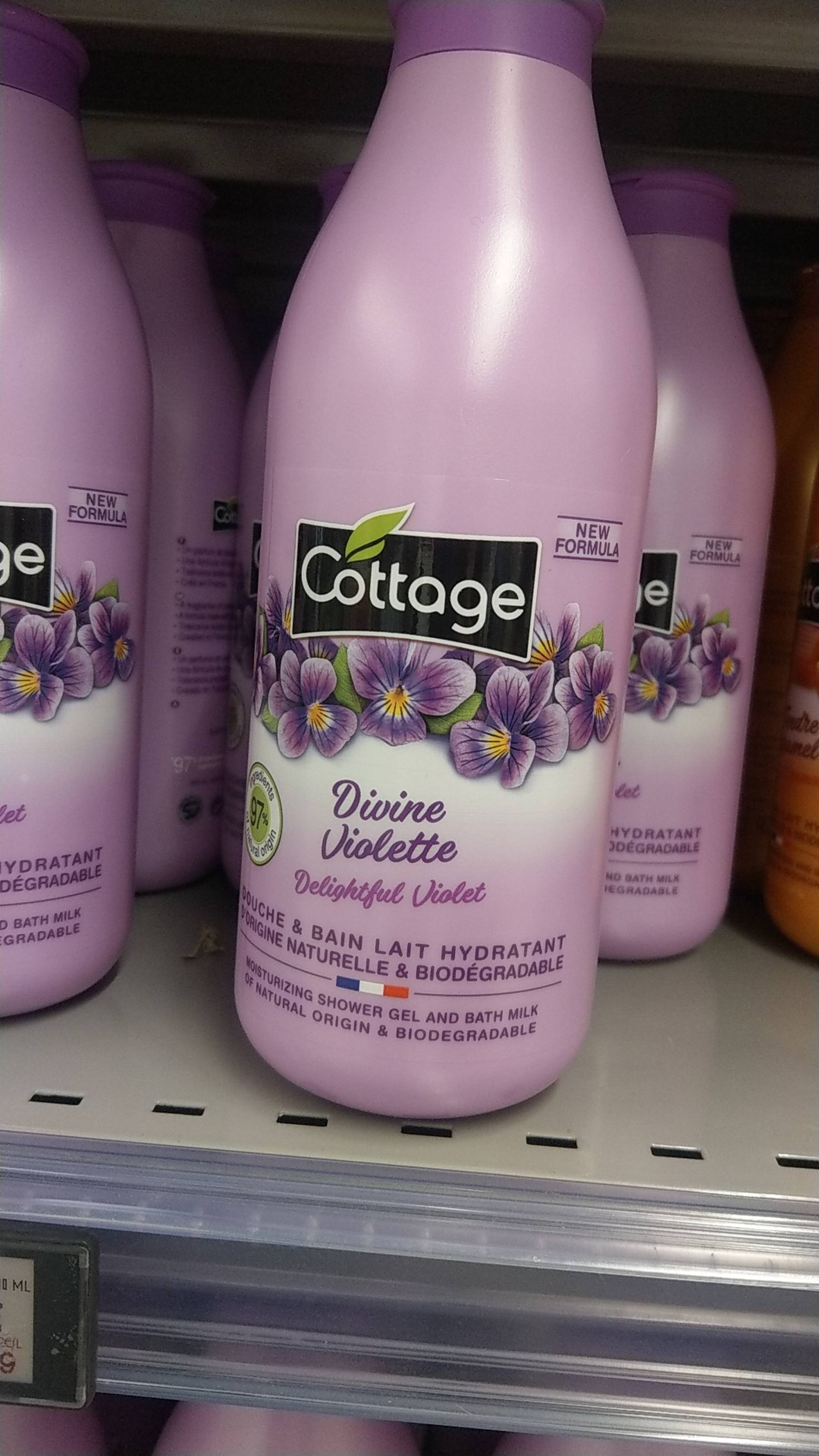COTTAGE - Divine violette - Douche & bain lait hydratant