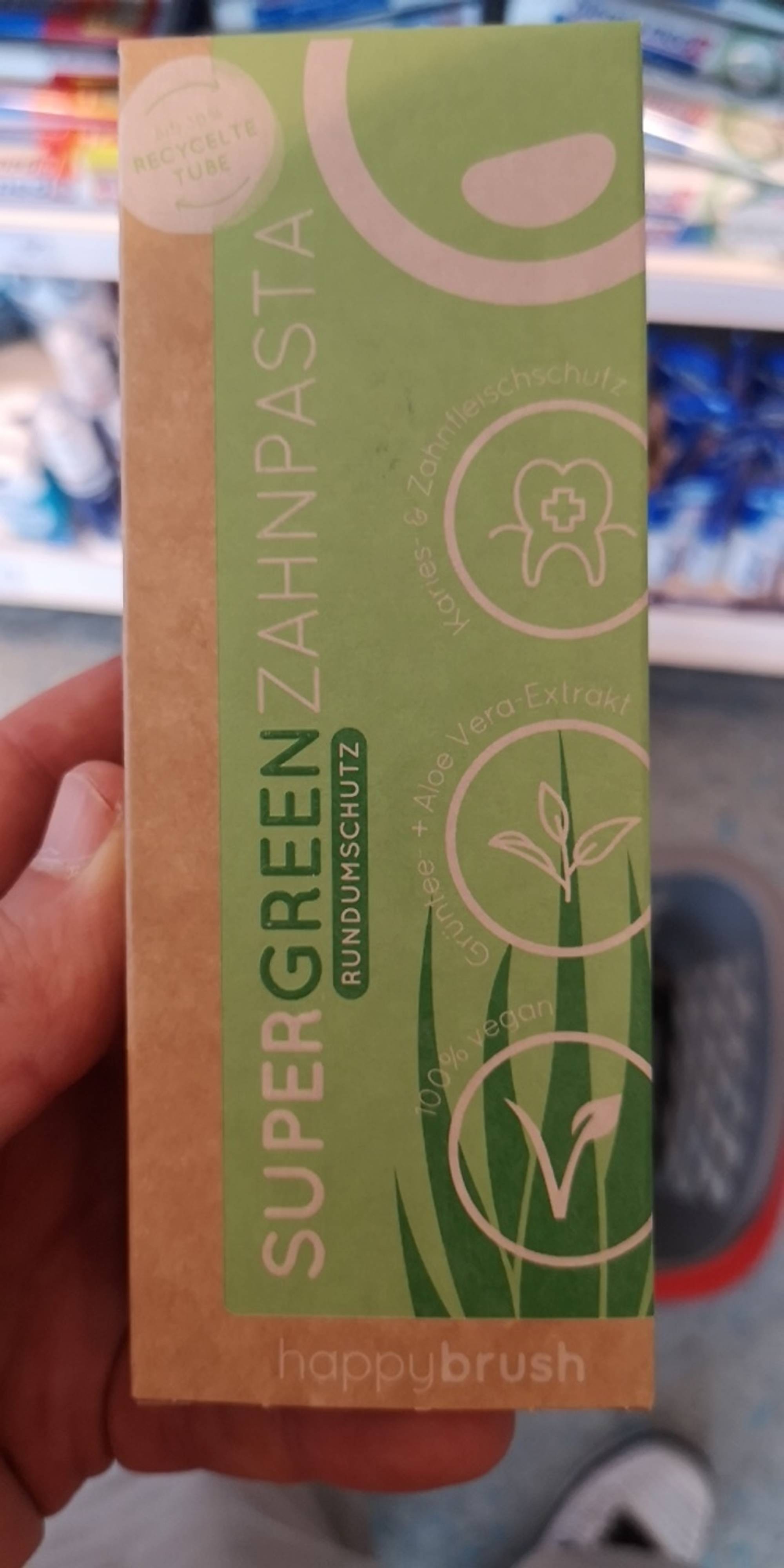 HAPPYBRUSH - Super green Zahnpasta