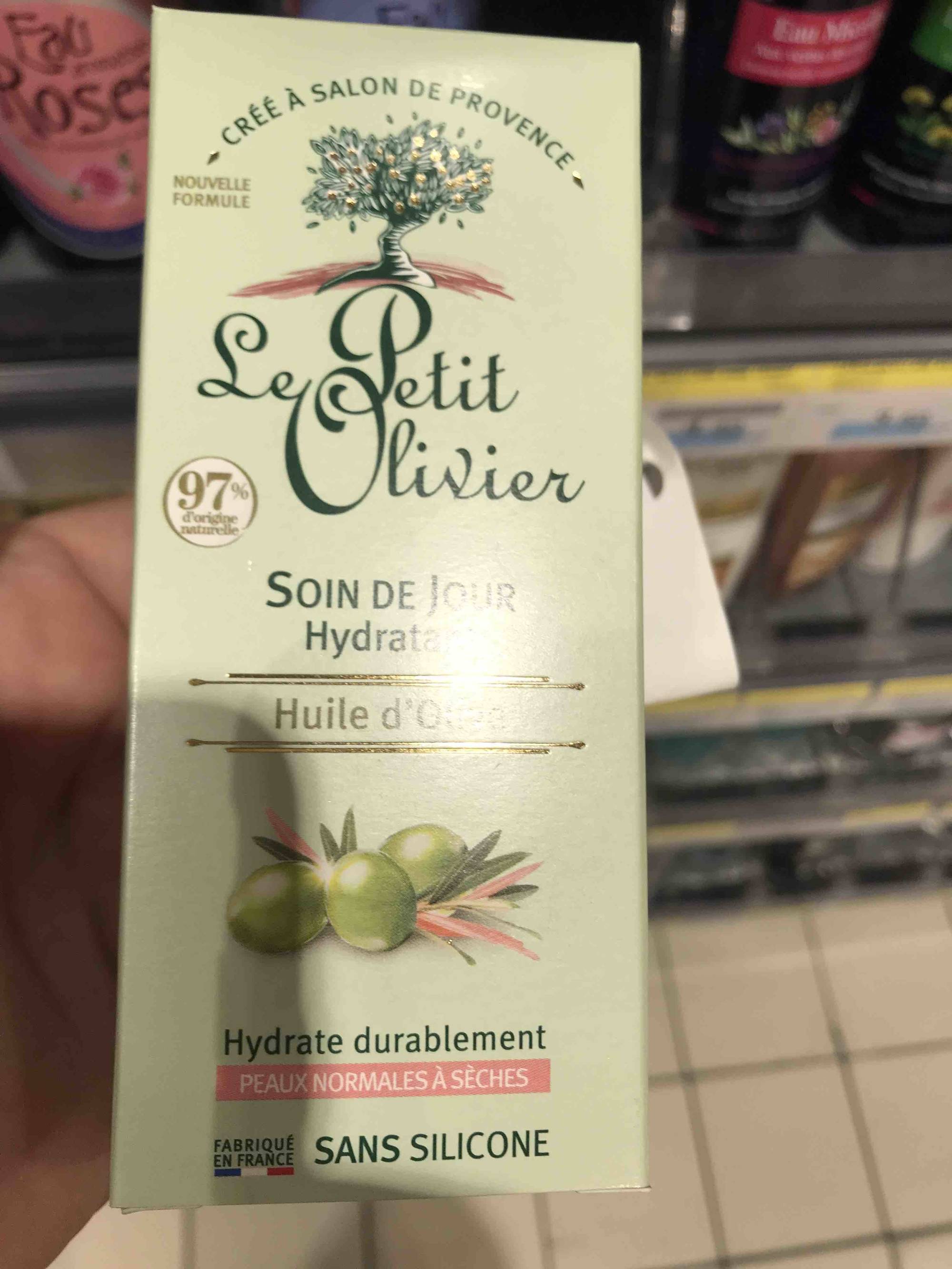 Soin de Jour Hydratation intense - Huile d'Olive Le petit Olivier