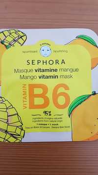 SEPHORA - Vitamin B6 - Masque vitamine mangue