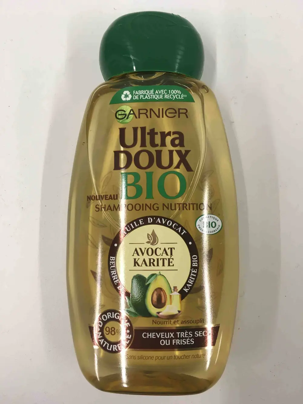 GARNIER - Ultra doux bio - Shampooing nutrition avocat karité