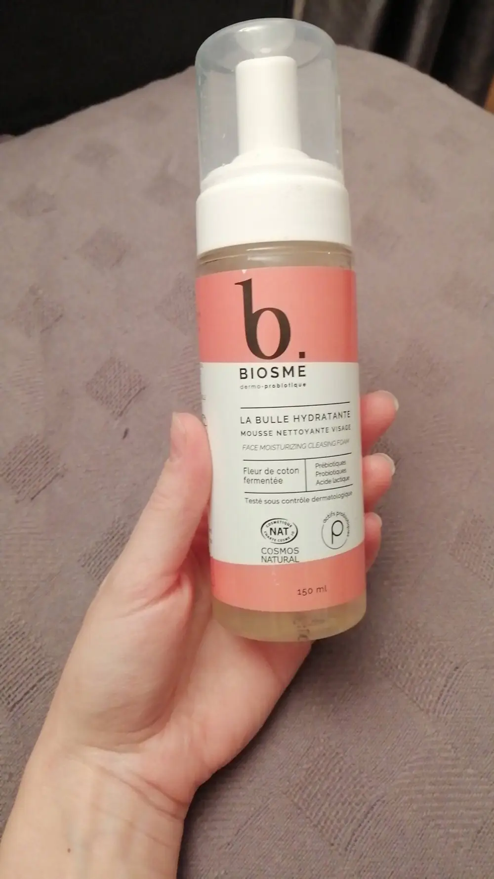 BIOSME - La bulle hydratante - Mousse nettoyante visage