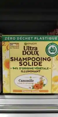 GARNIER - Ultra doux camomille - Shampooing solide