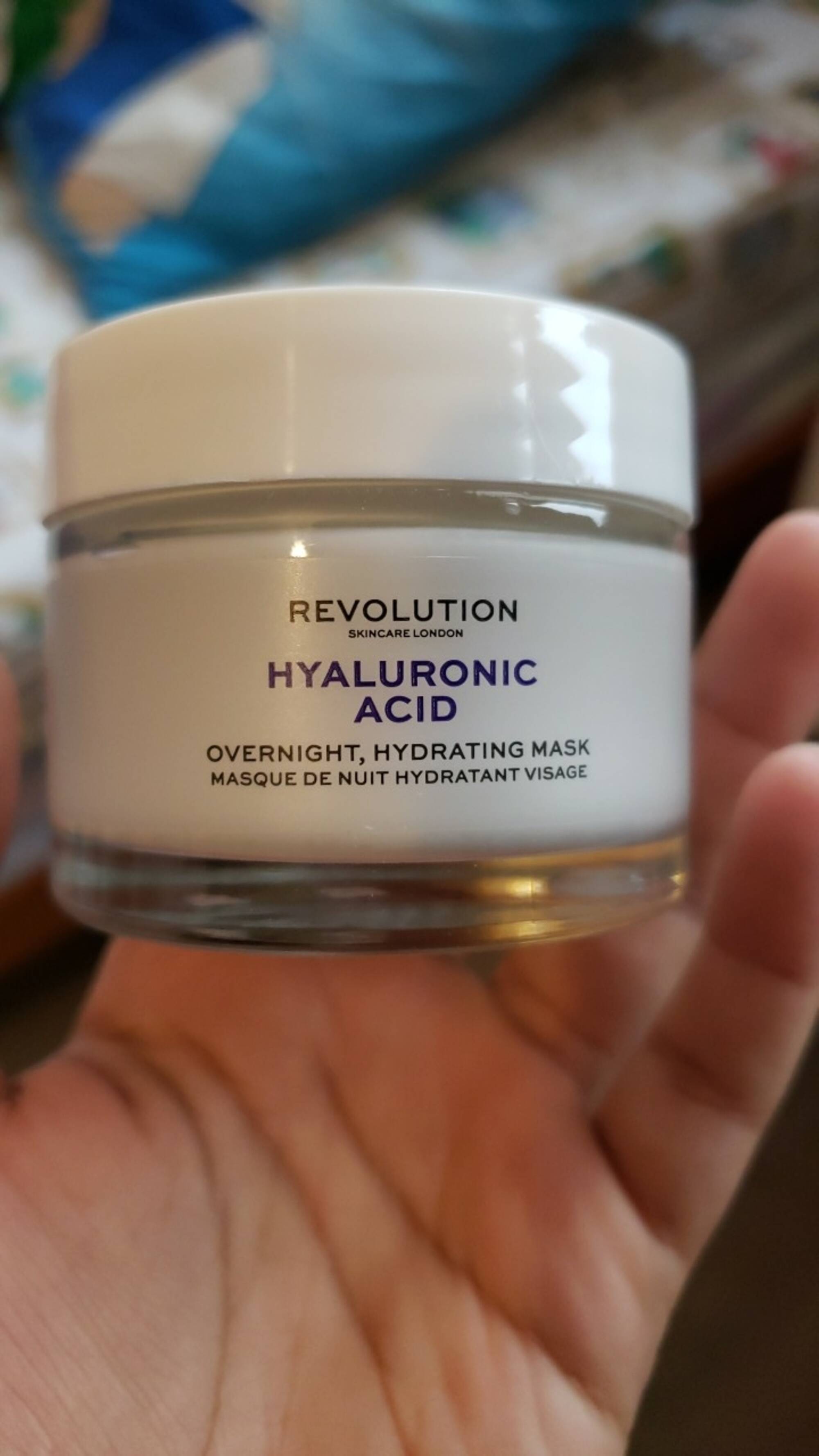 MAKEUP REVOLUTION - Hyaluronic acid - Masque de nuit hydratant visage