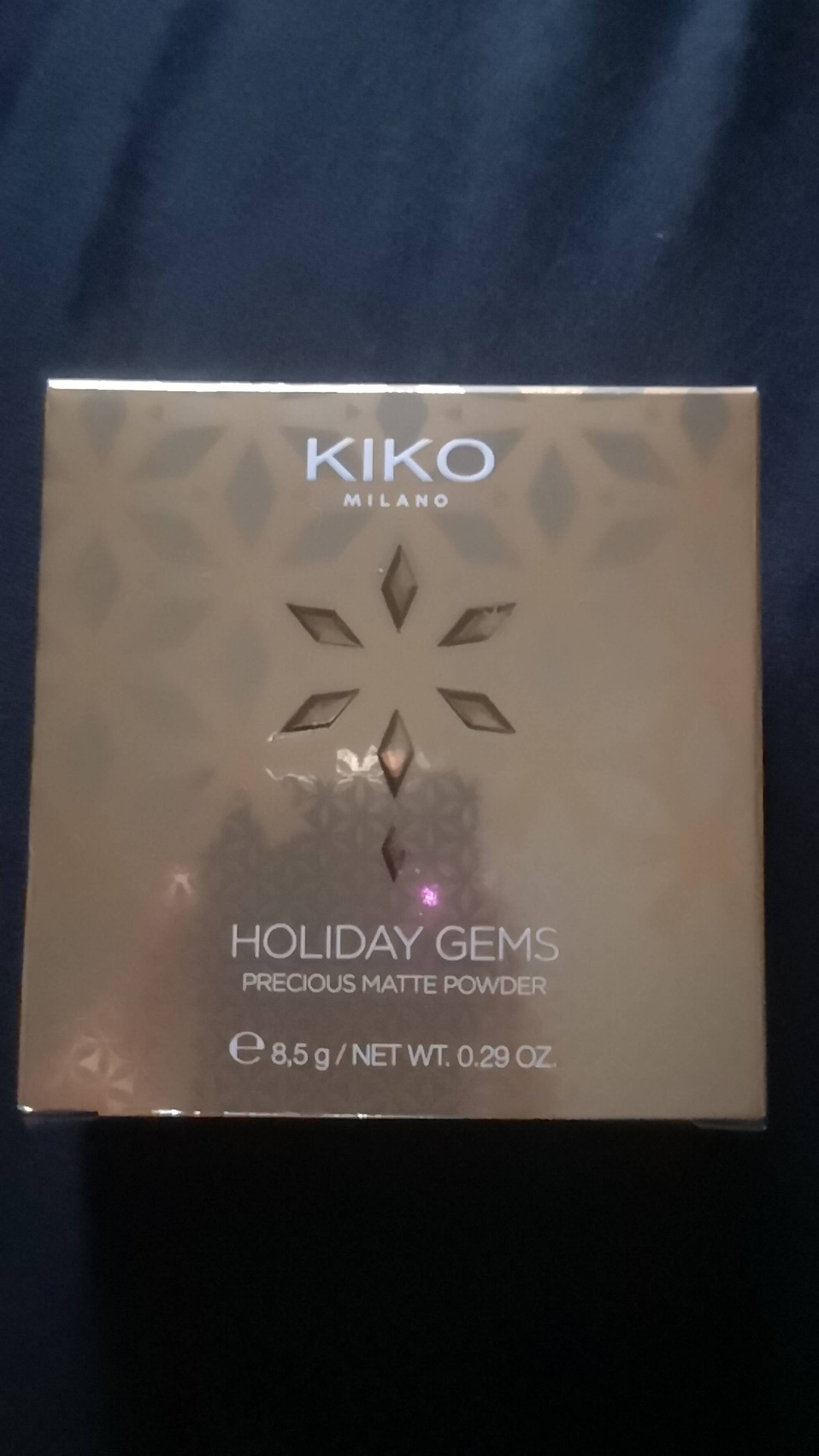 KIKO - Holiday gems - Precious matte powder