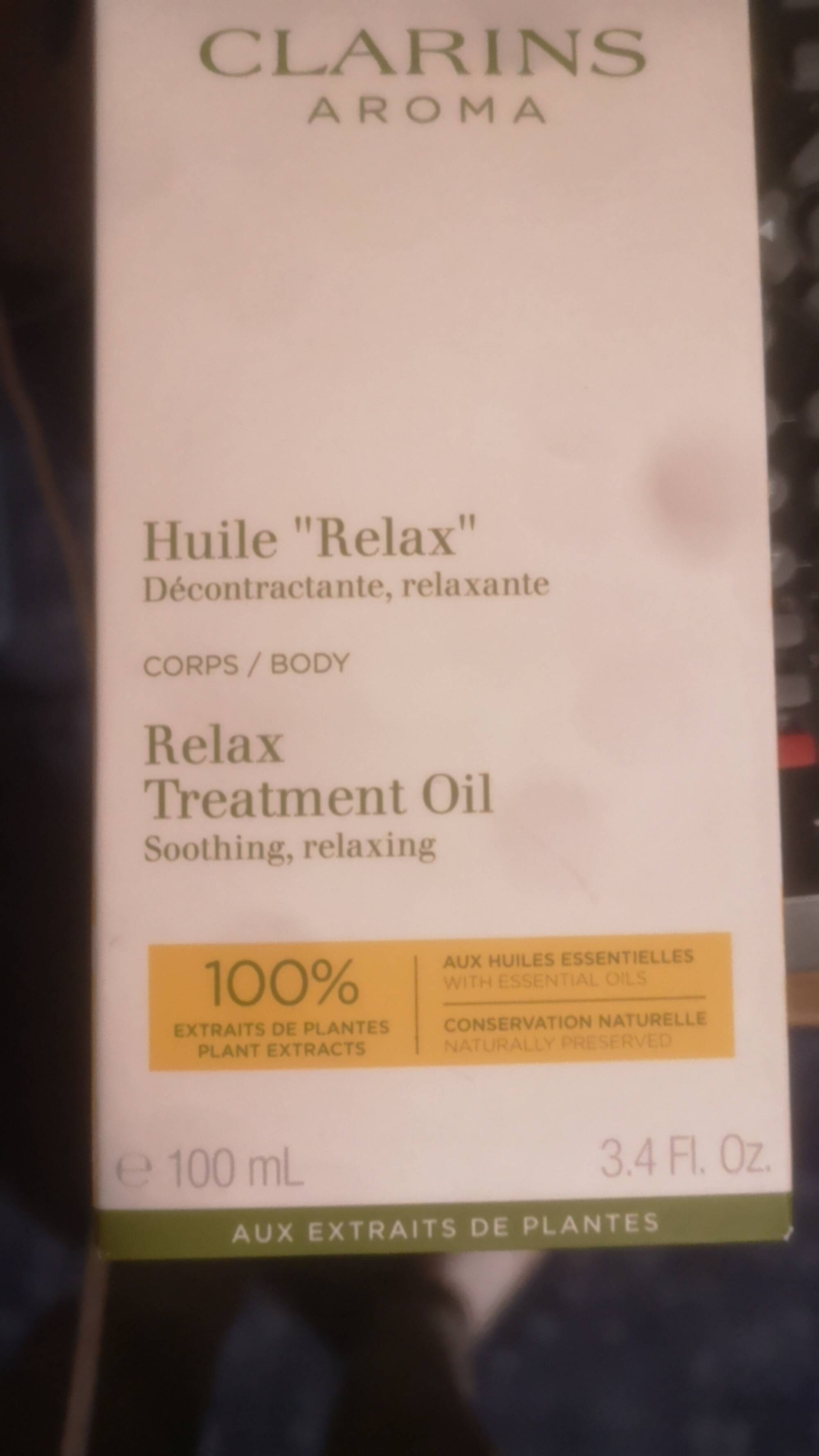 CLARINS - Huile relax corps