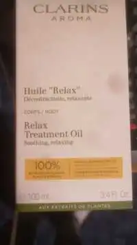 CLARINS - Huile relax corps