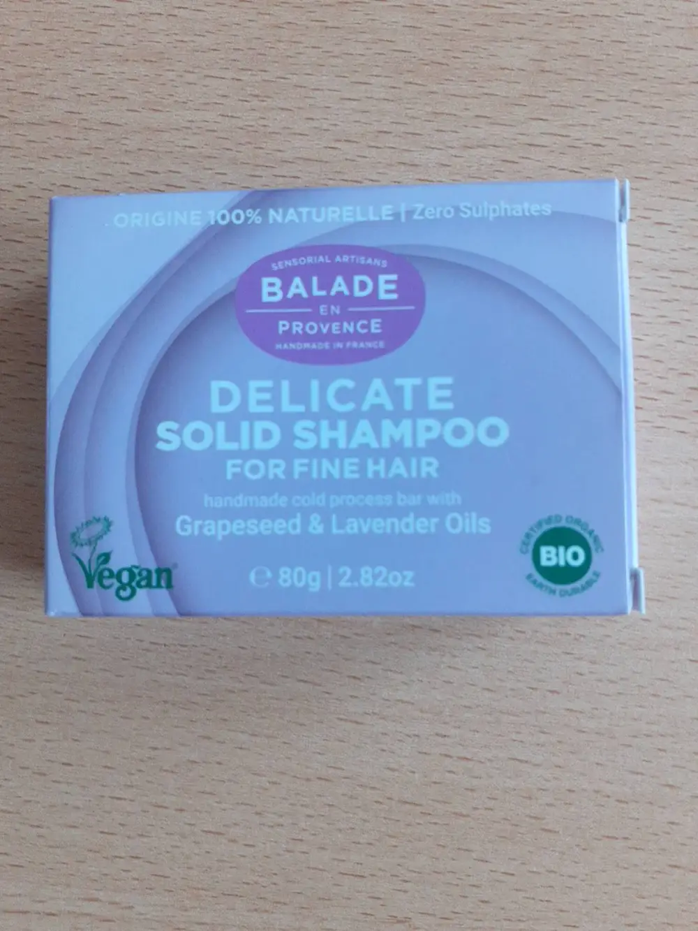 BALADE EN PROVENCE - Delicate solid shampoo for finer hair