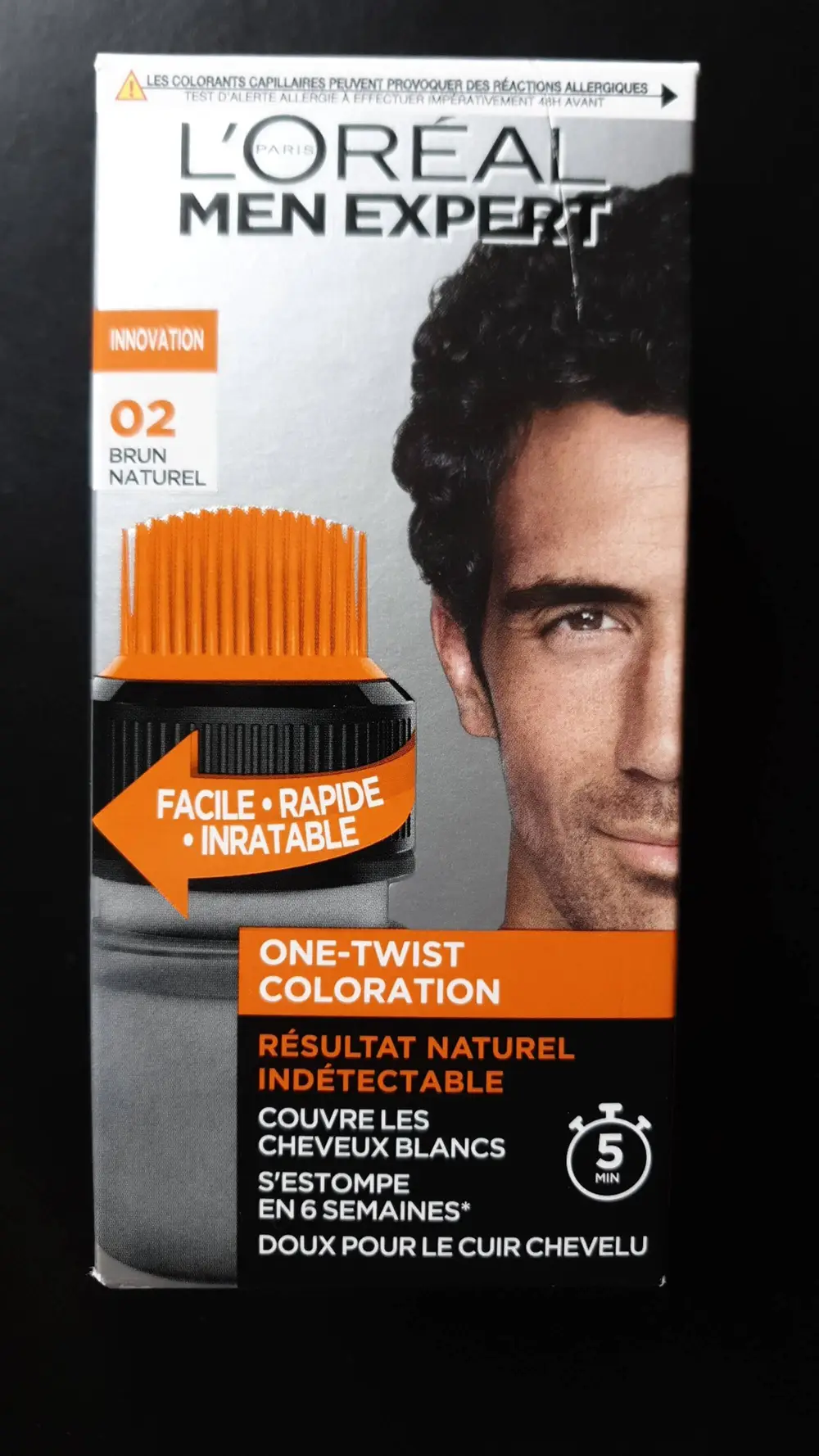 L'ORÉAL PARIS - Men expert - One-twist coloration 02 brun naturel