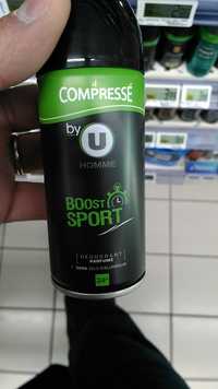 BY U - Homme Boost sport - Déodorant compressé parfumé