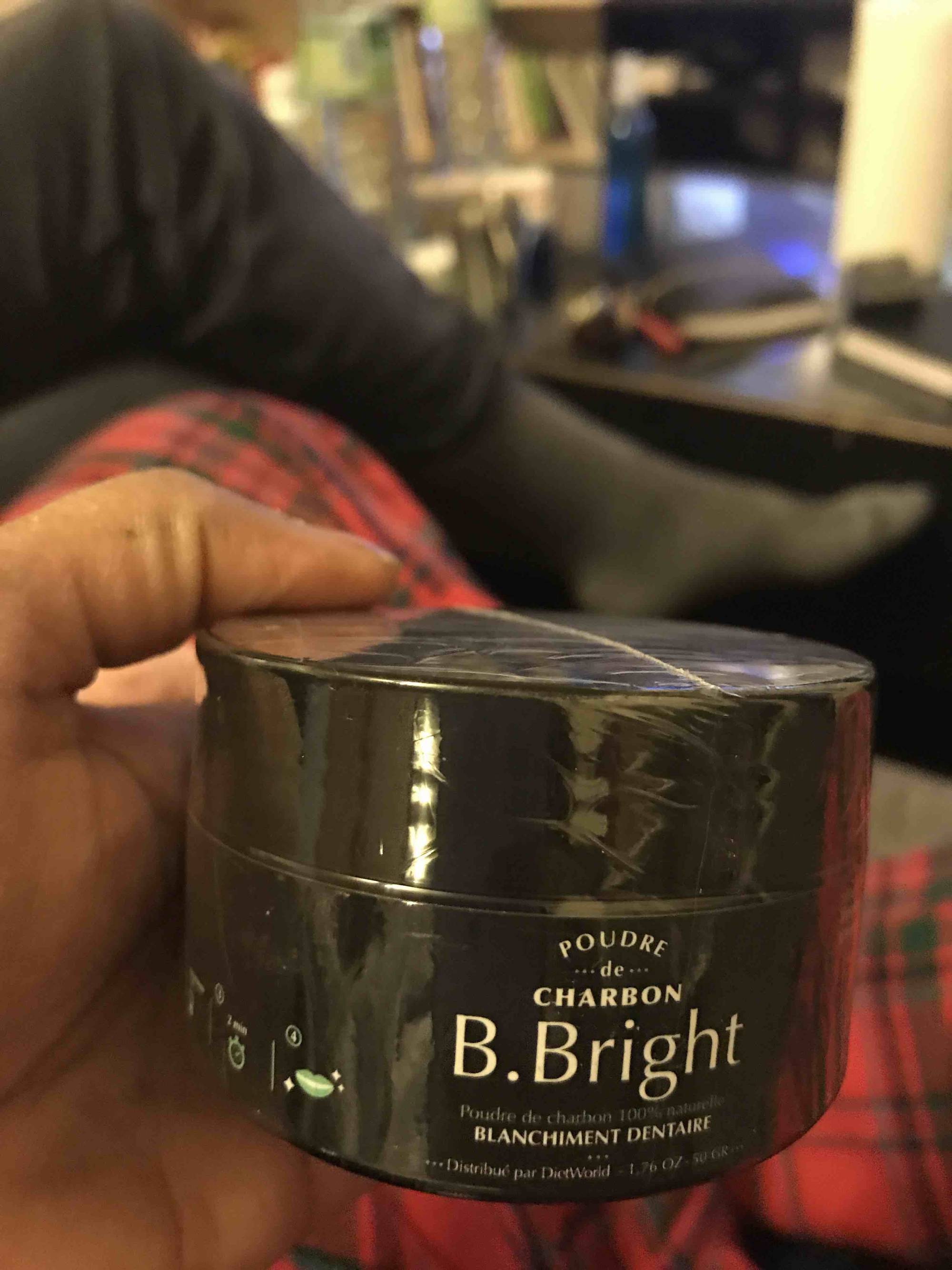B. BRIGHT - Poudre de charbon - Blanchiment dentaire