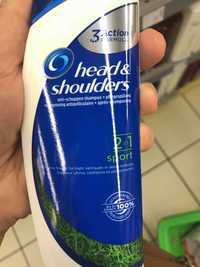 HEAD & SHOULDERS - Shampooing antipelliculaire + après-shampooing 2 in 1 sport