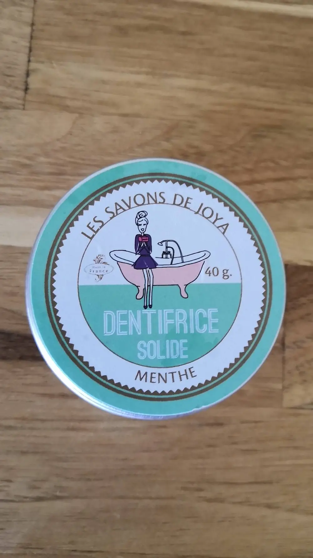 LES SAVONS DE JOYA - Dentifrice solide - Menthe