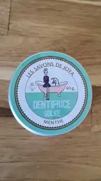 LES SAVONS DE JOYA - Dentifrice solide - Menthe