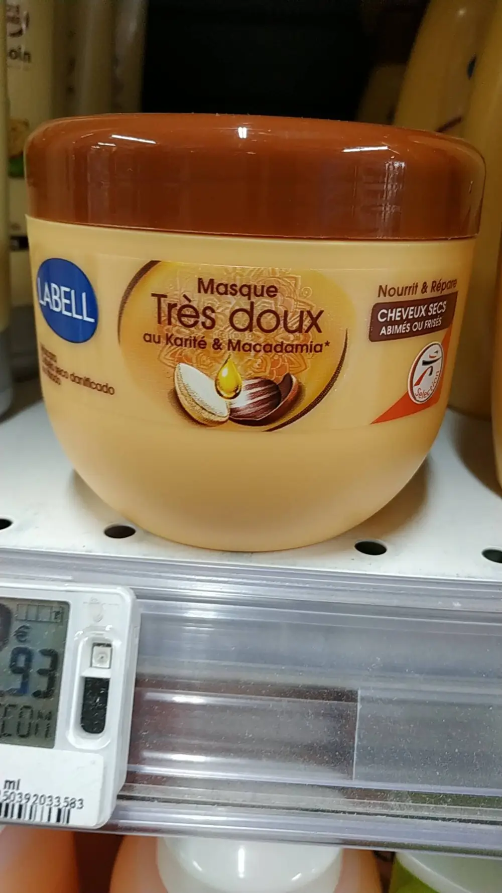 LABELL - Masque très doux au karité & macadamia