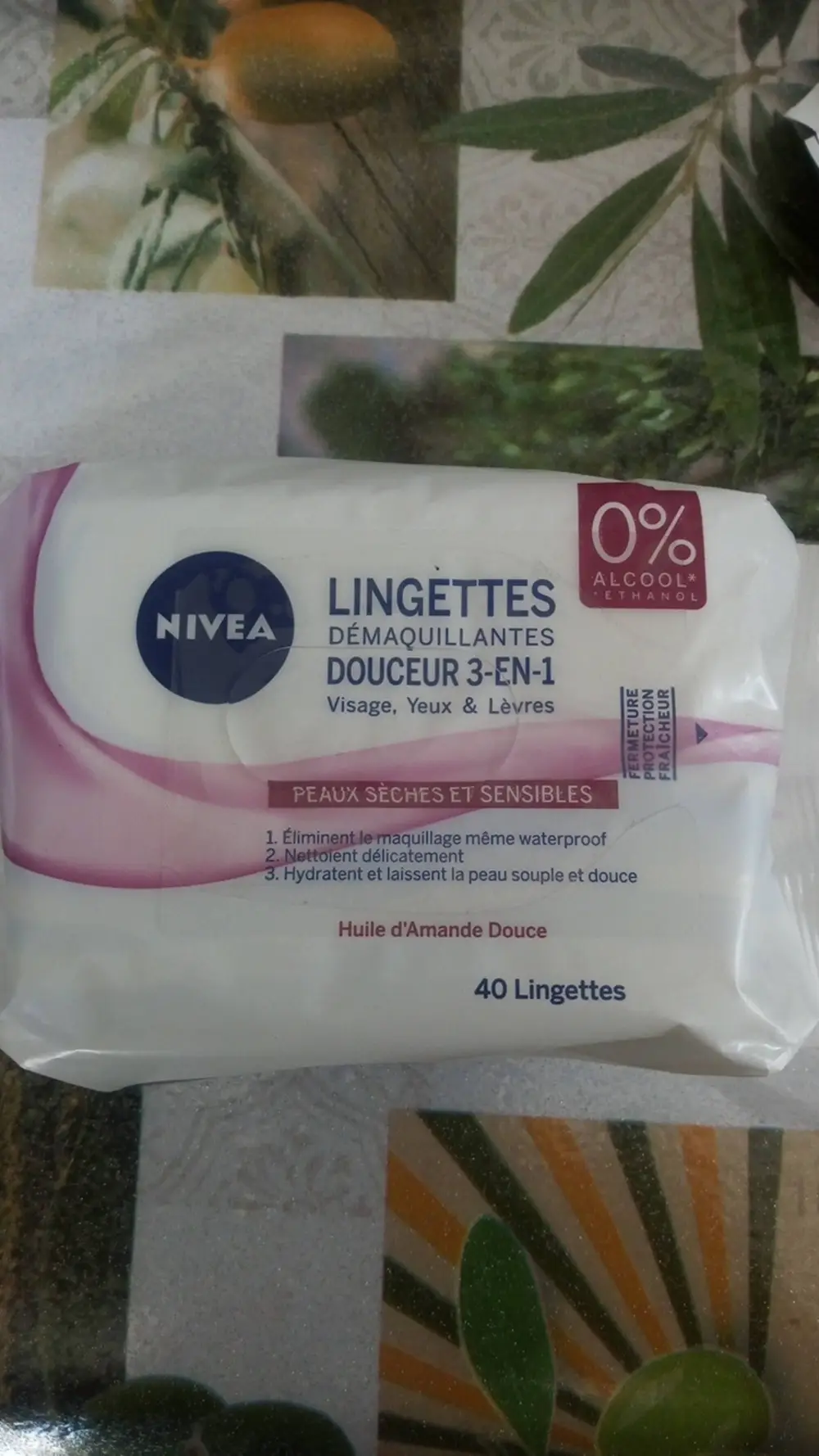 NIVEA - Lingettes démaquillantes douceur 3 en 1