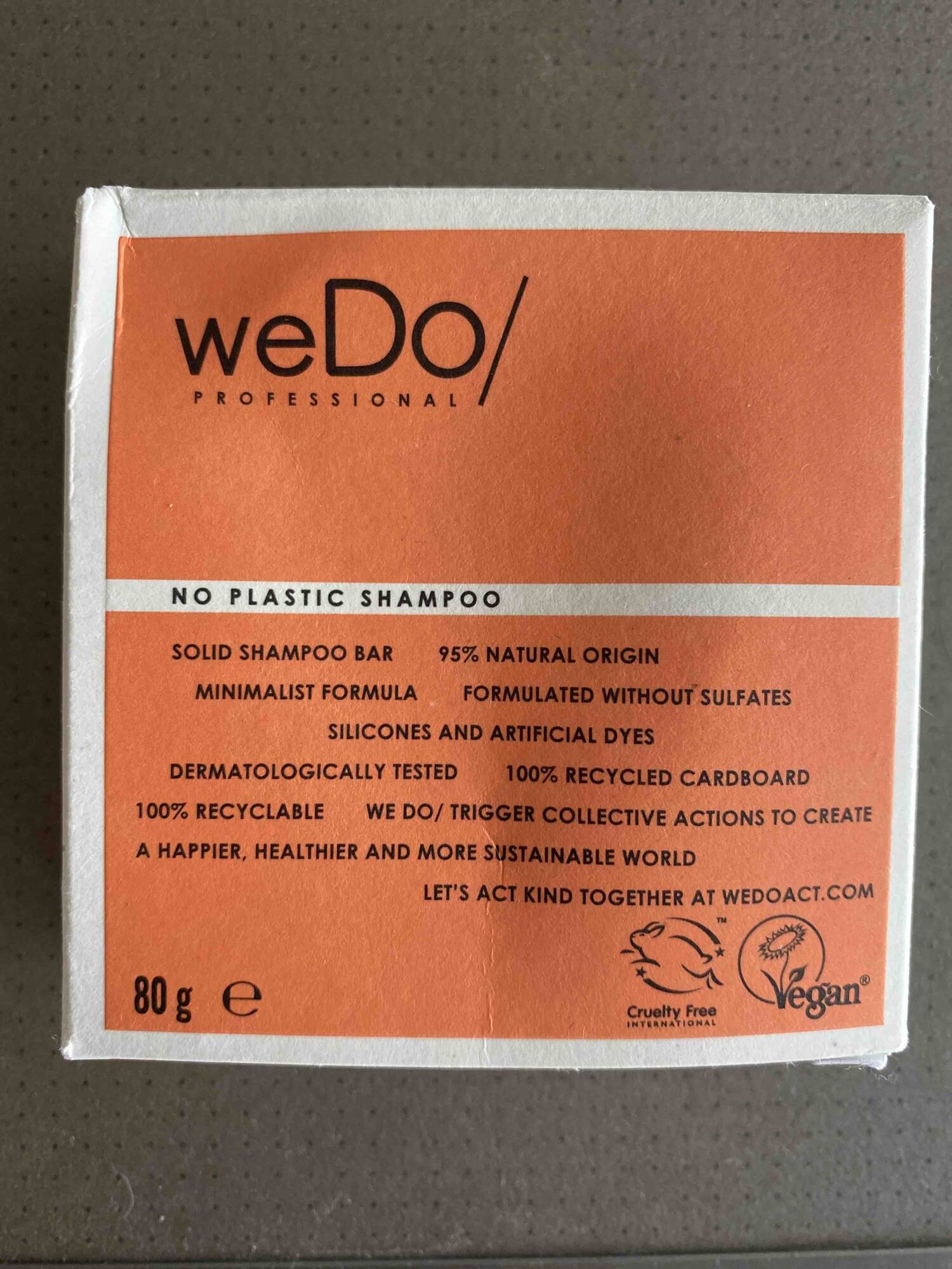 WEDO - Solid shampoo bar