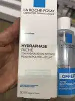 LA ROCHE-POSAY - Hydraphase riche - 72h Hydratation intense