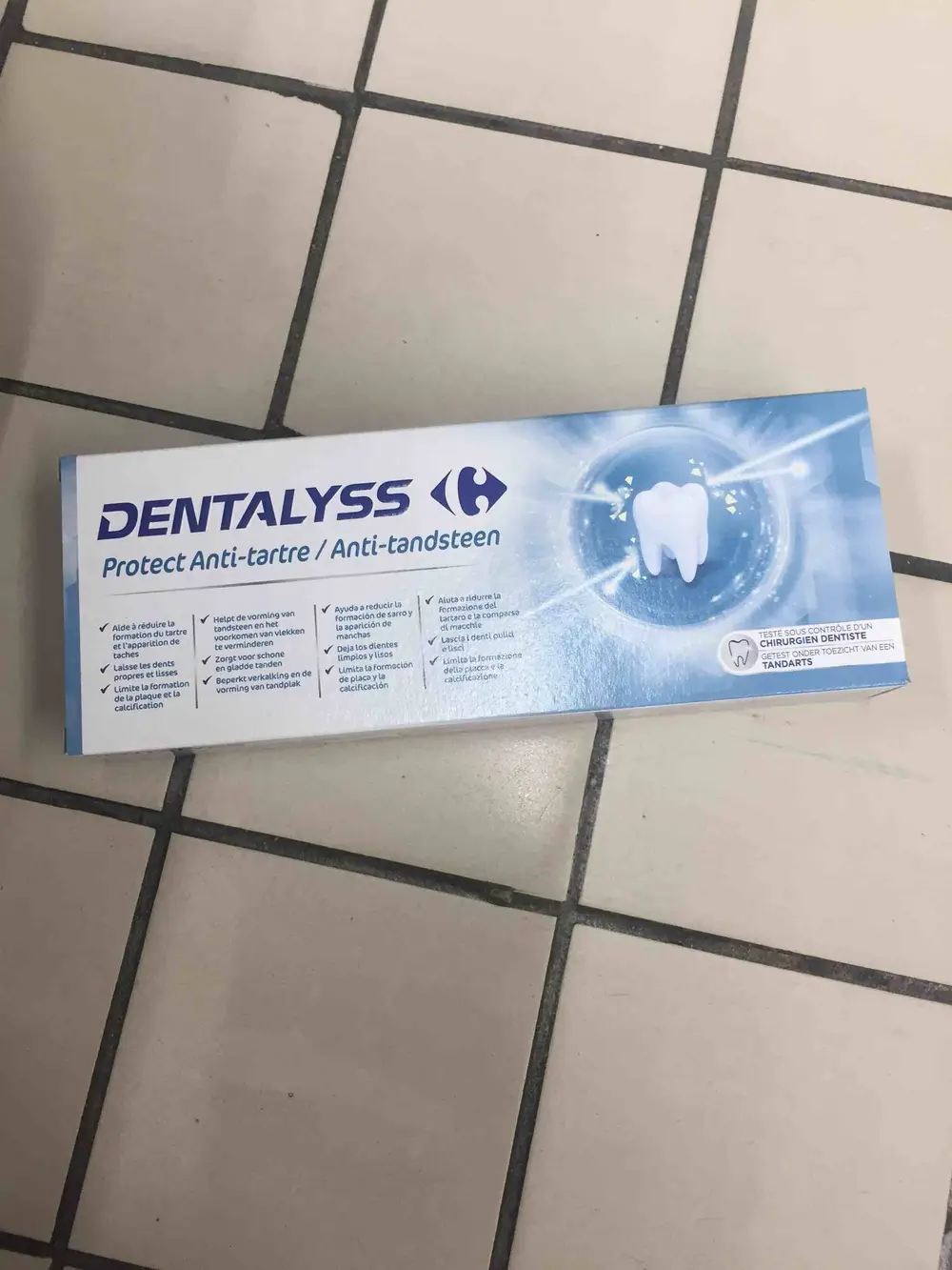 CARREFOUR - Dentalys - Protect anti-tartre Dentifrice