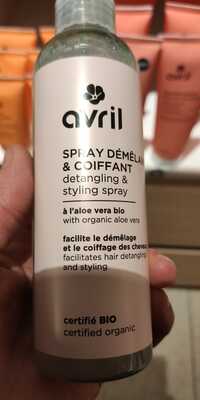 AVRIL - Spray démêlant & coiffant