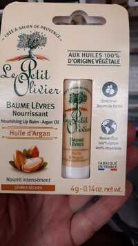 LE PETIT OLIVIER - Huile d'argan - Baume à lèvres nourrissant 