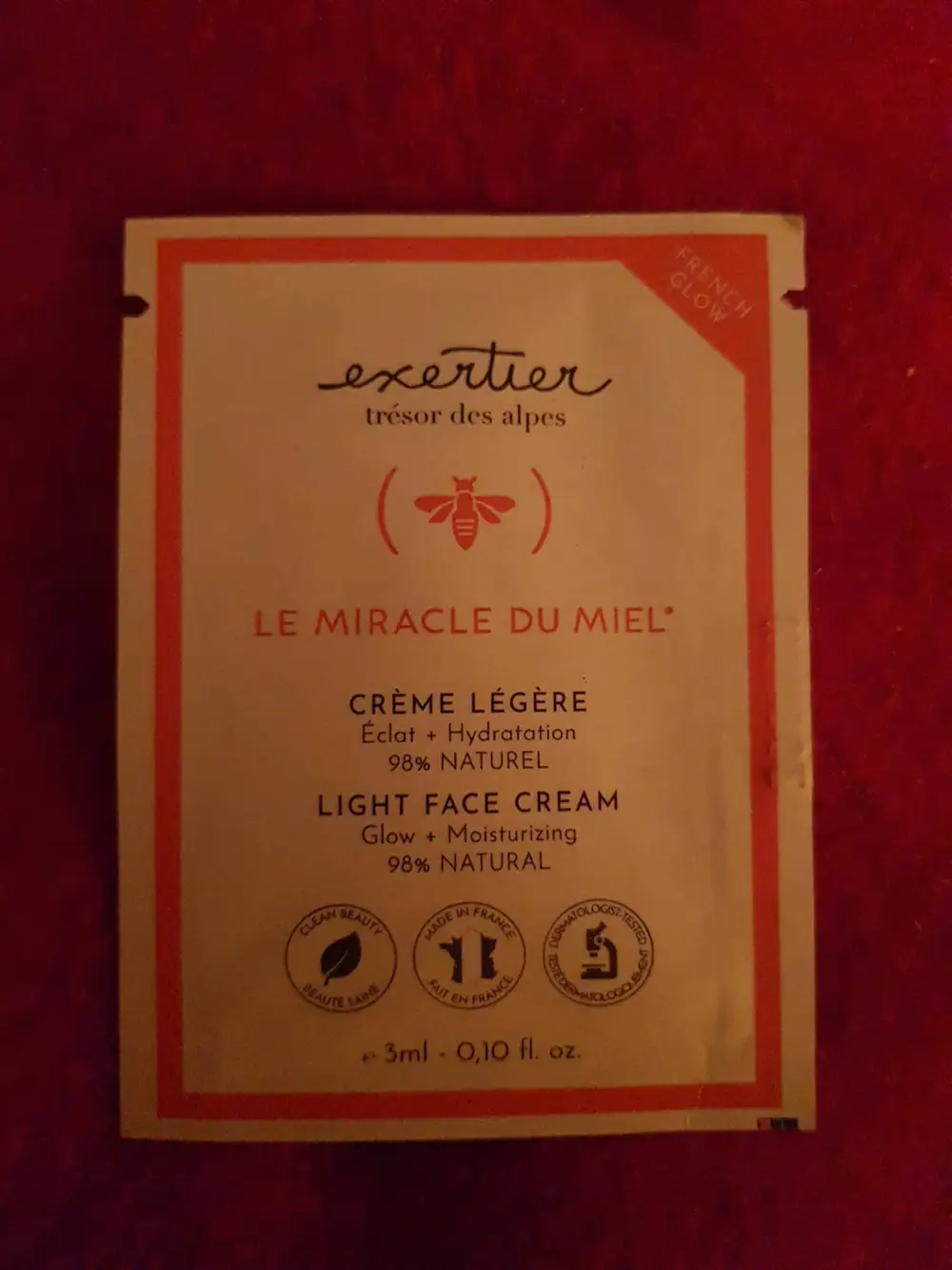 EXERTIER - Le miracle du miel - Crème légère